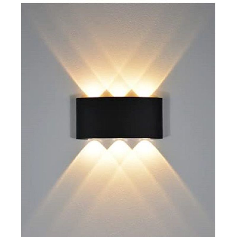 GENERICO - Aplique de 6 luces diseño ovalado
