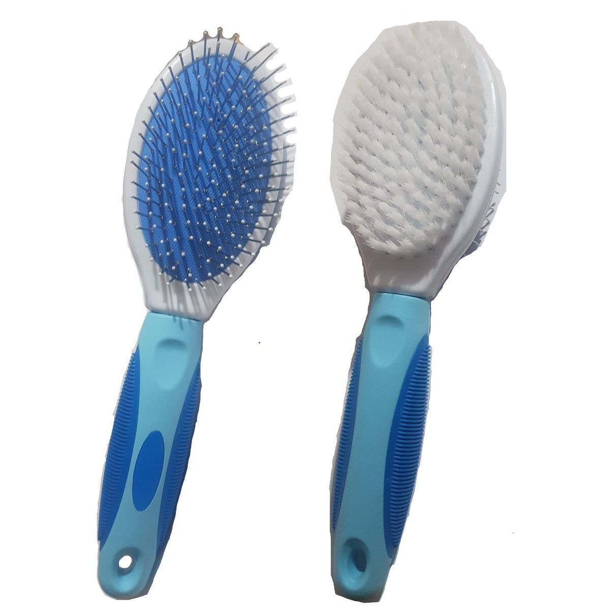 GENERICO - Cepillo con mango de goma para mascota con 2 lados