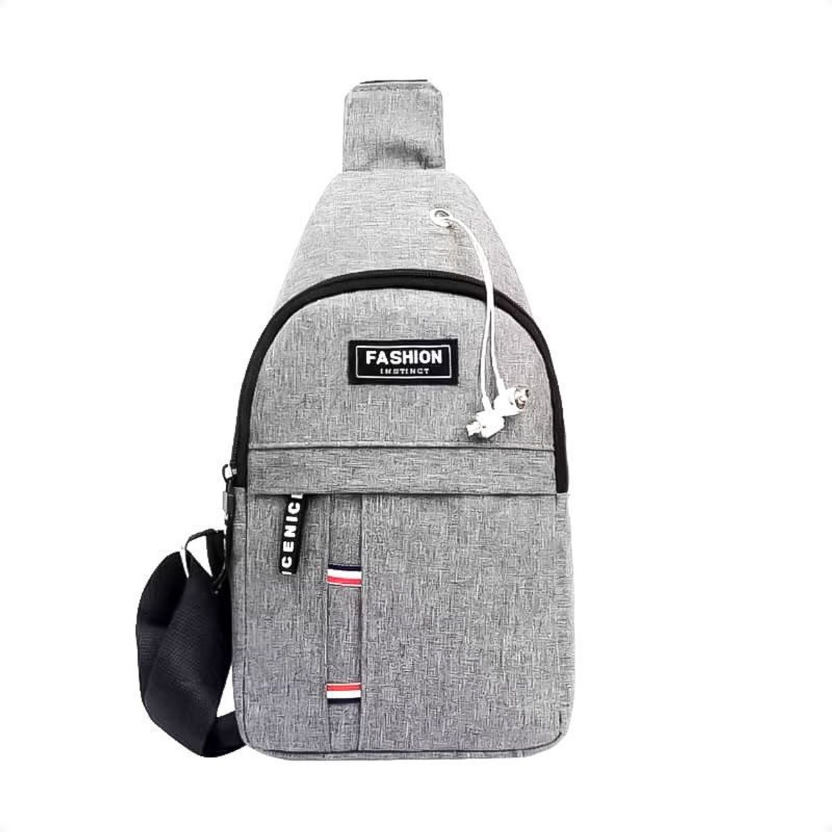 GENERICO - Morral Bandolera Riñonera Cruzado Juvenil Antirrobo