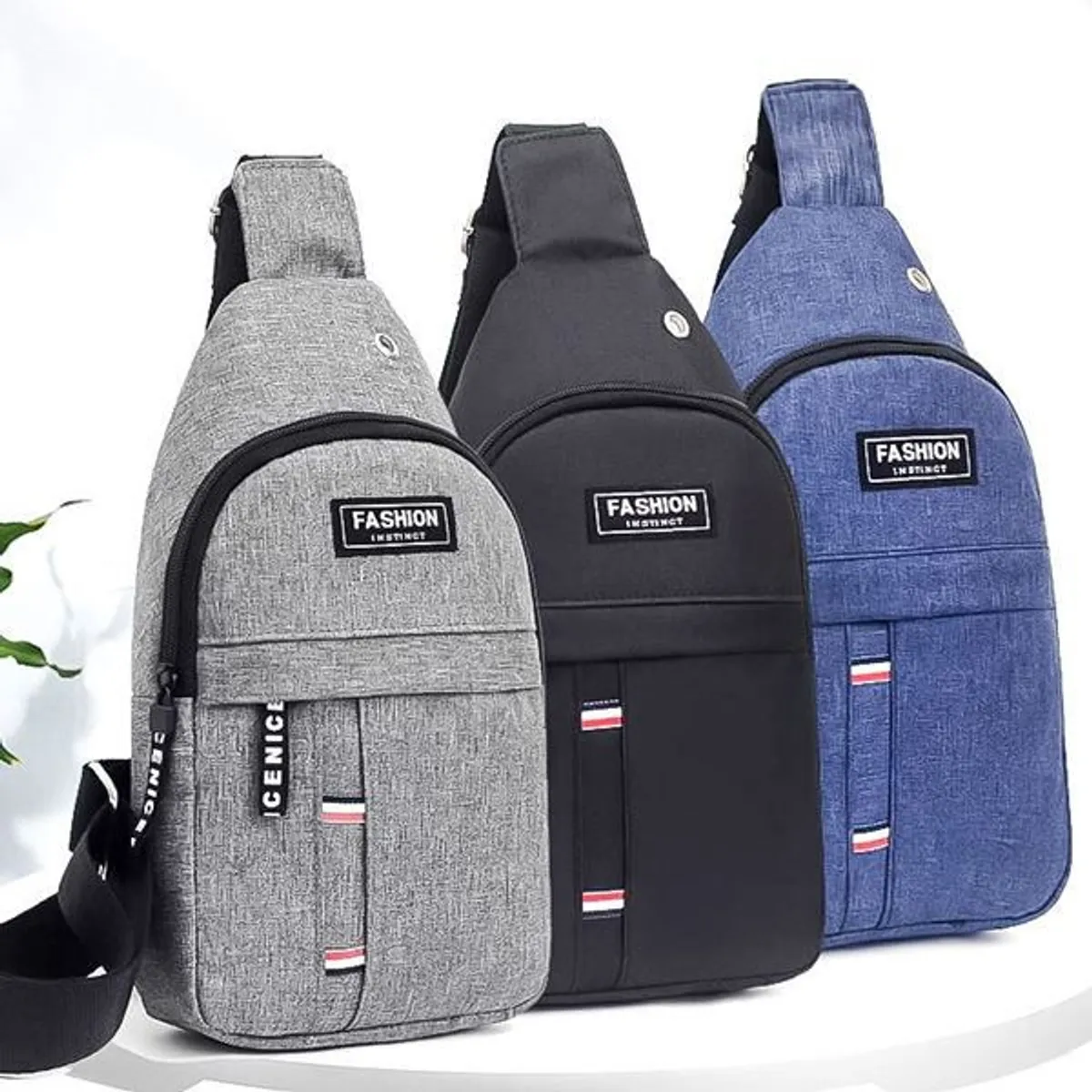 GENERICO - Morral Bandolera Riñonera Cruzado Juvenil Antirrobo