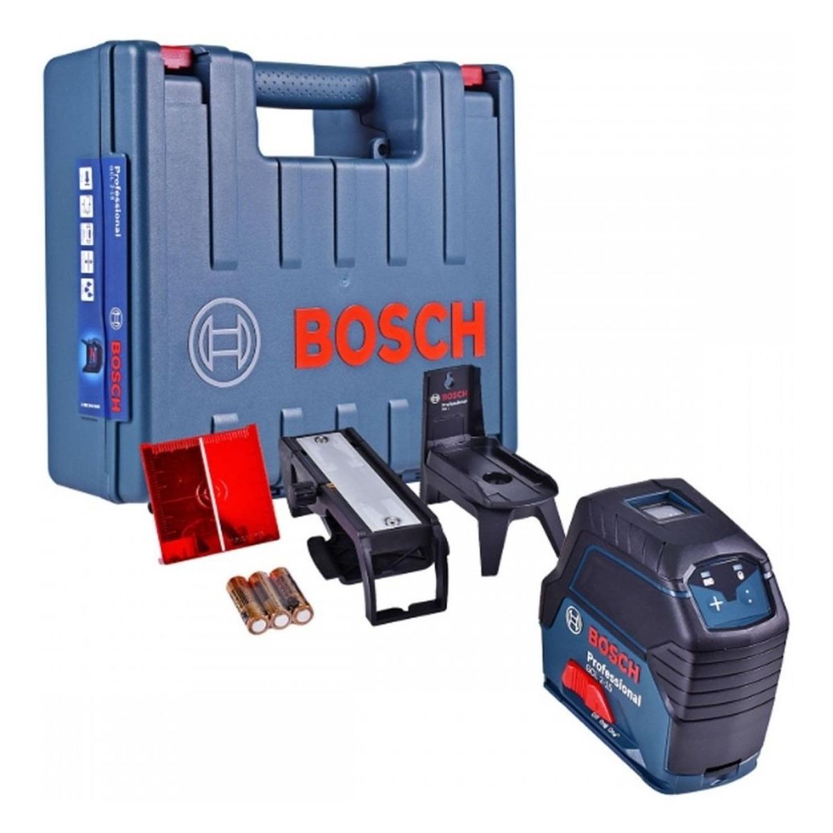 BOSCH - Nivel Láser de Líneas 180° 15 Mts Color Rojo Bosch GCL 2-15