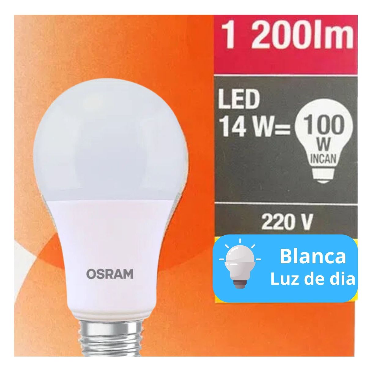 OSRAM - Foco led osram 14w - luz Blanca/ pack x 6 unidades