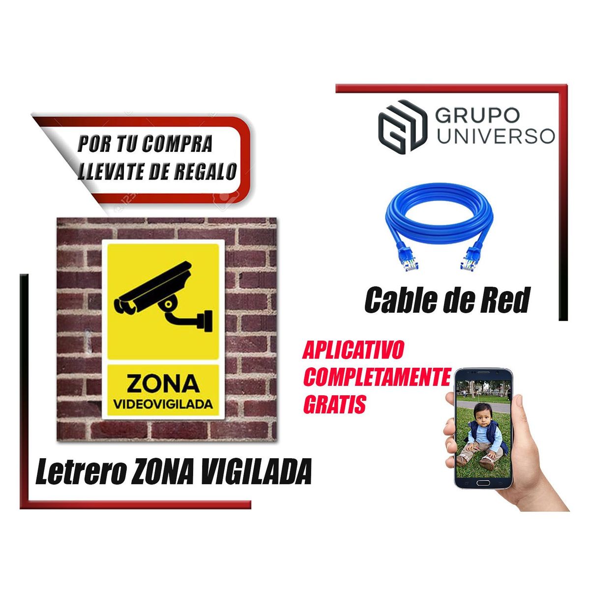 DAHUA - CÁMARAS SEGURIDAD KIT 7 5MP + DISCO 1TB VISION NOCTURNA FULL COLOR