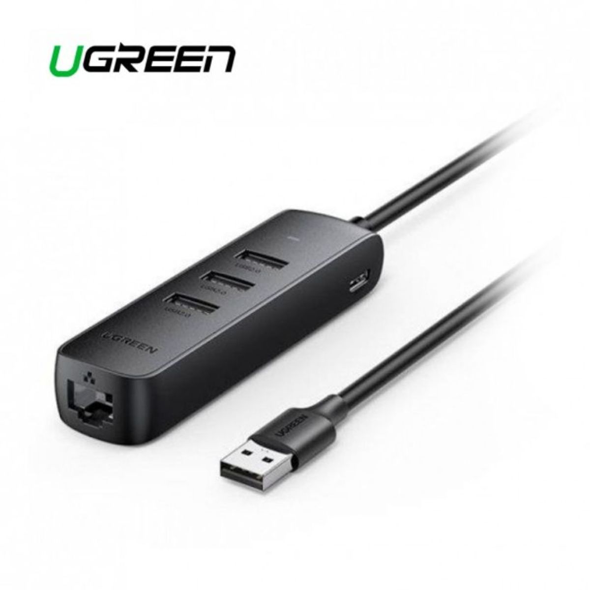 UGREEN - Hub Usb 2.0 X 3 Puetos + 1 Puerto Rj45 Ugreen Mod.20984