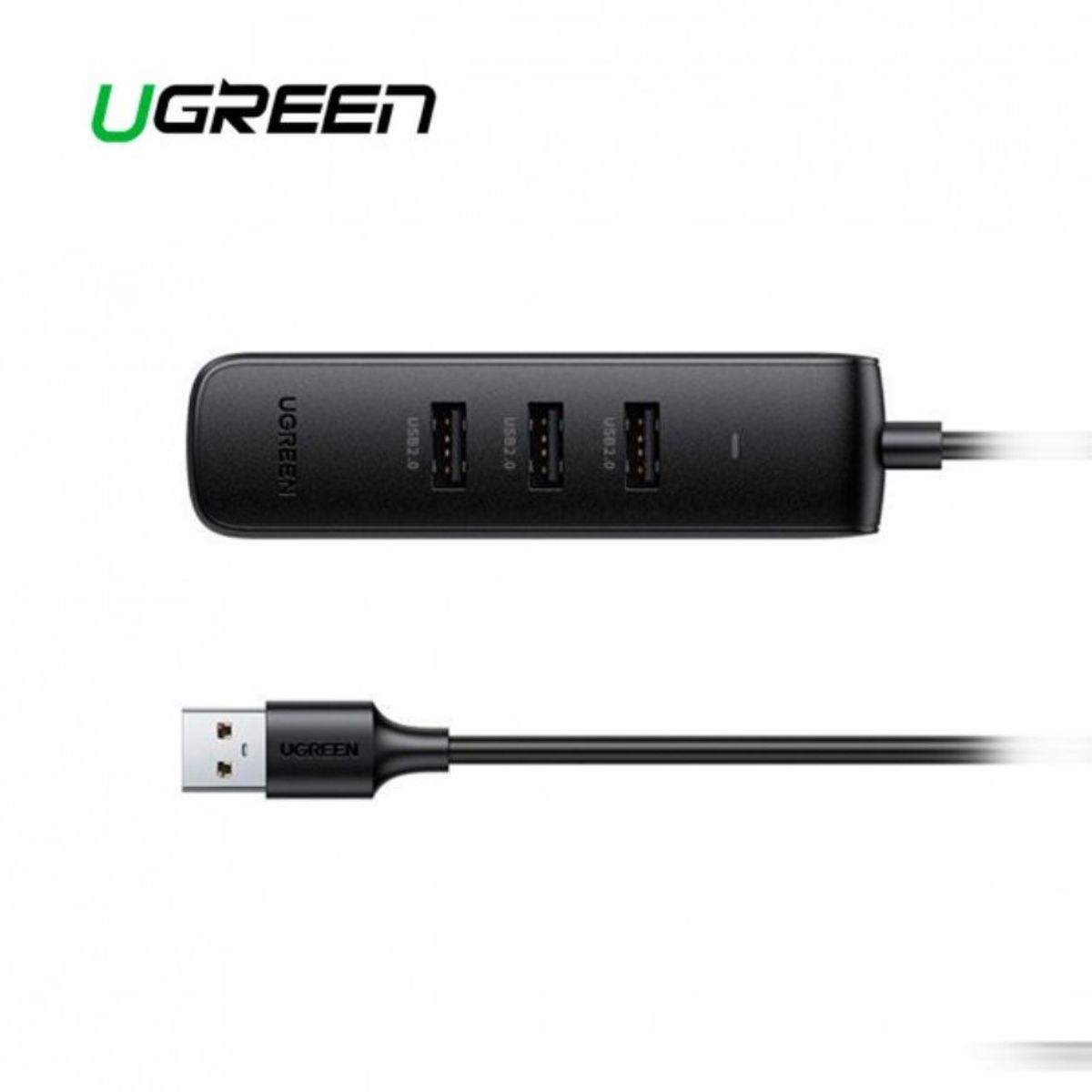 UGREEN - Hub Usb 2.0 X 3 Puetos + 1 Puerto Rj45 Ugreen Mod.20984