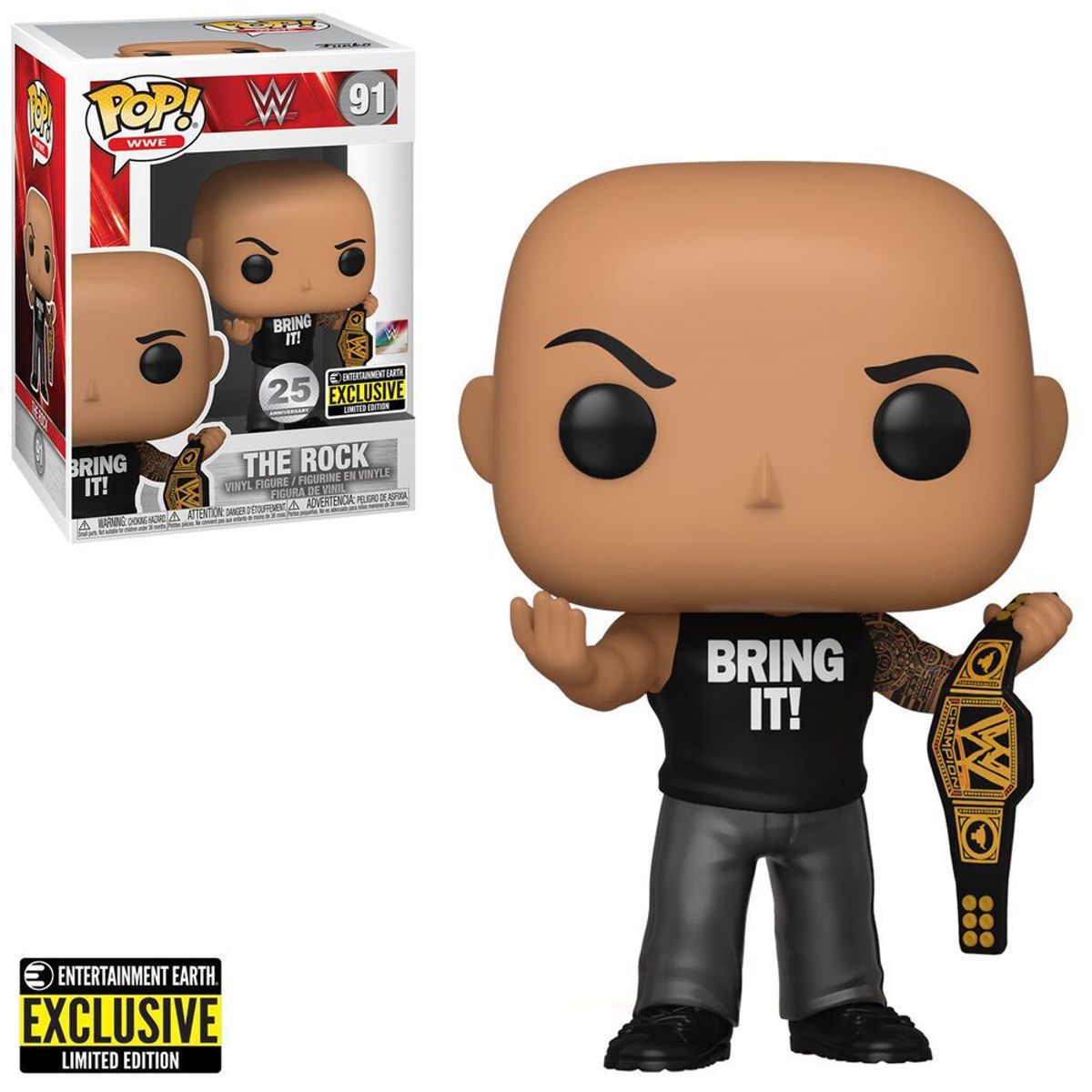 FUNKO - Funko WWE N° 91 La Roca EE Exclusive