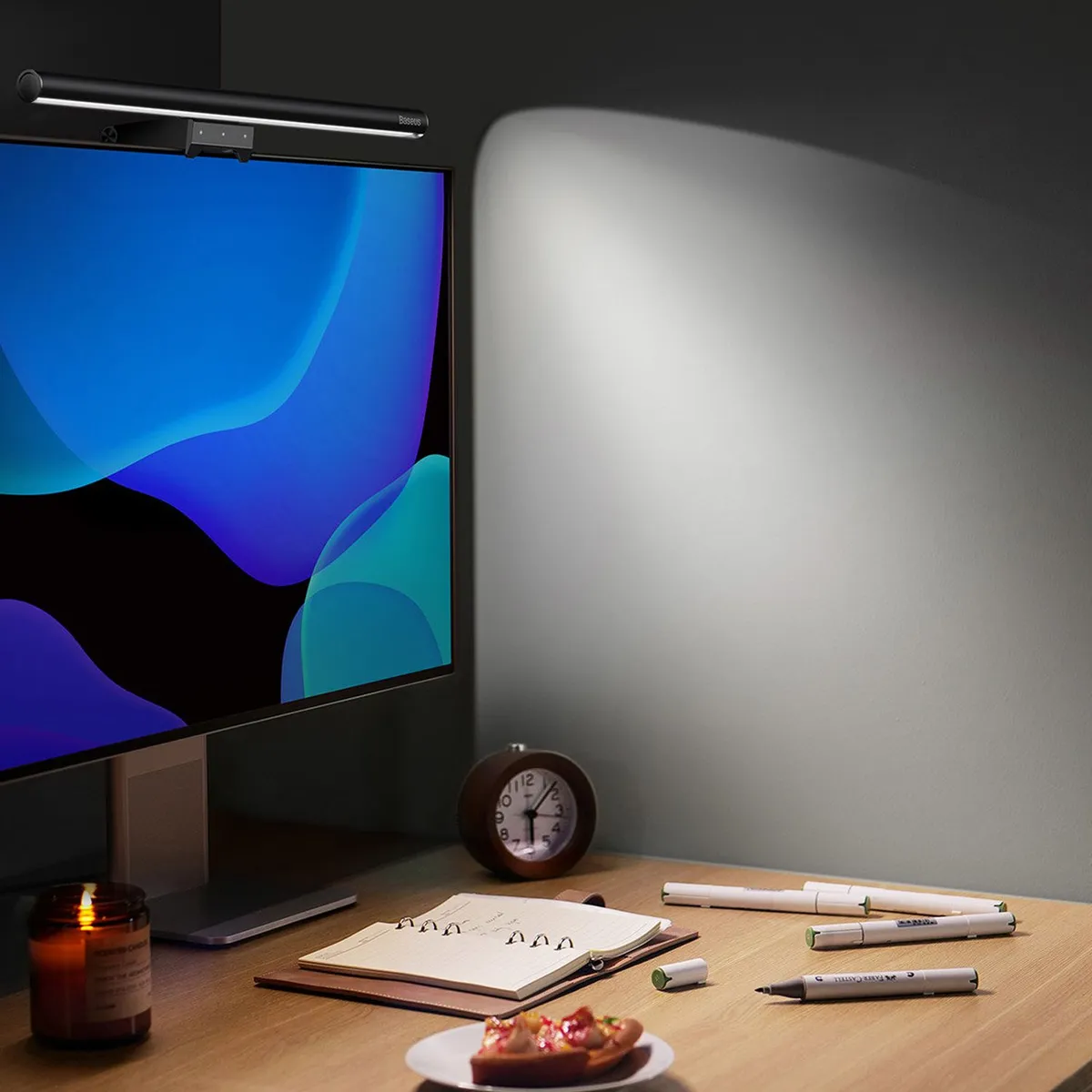 BASEUS - Lámpara LED para monitor  de computadora Baseus Pro DGIW000101