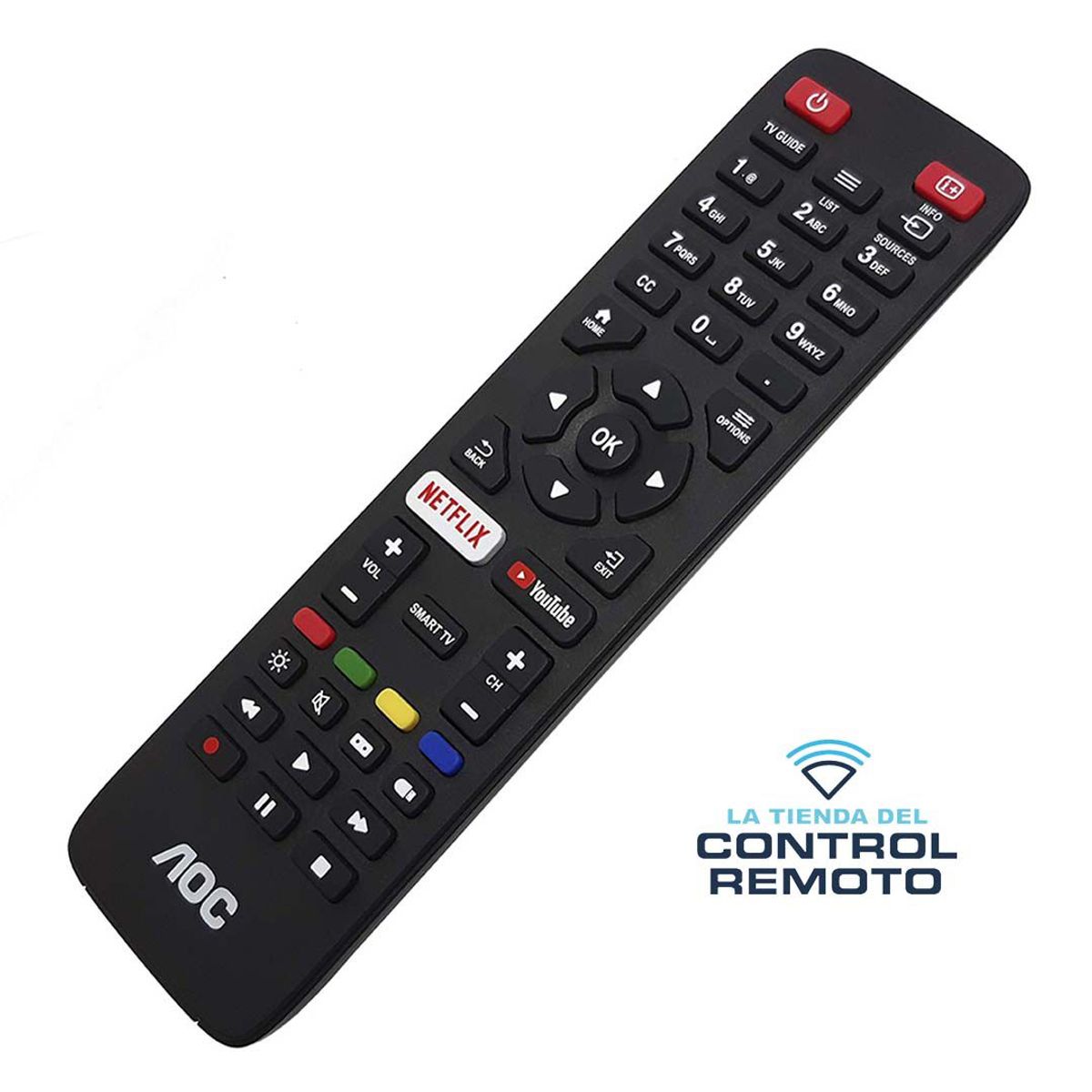 GENERICO - Control Remoto Aoc Smart Tv Modelo s5285