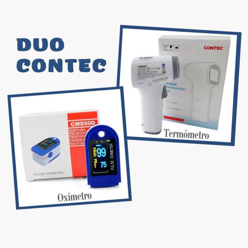 CONTEC - PACK DUO CONTEC  - OXIMETRO -TERMOMETRO