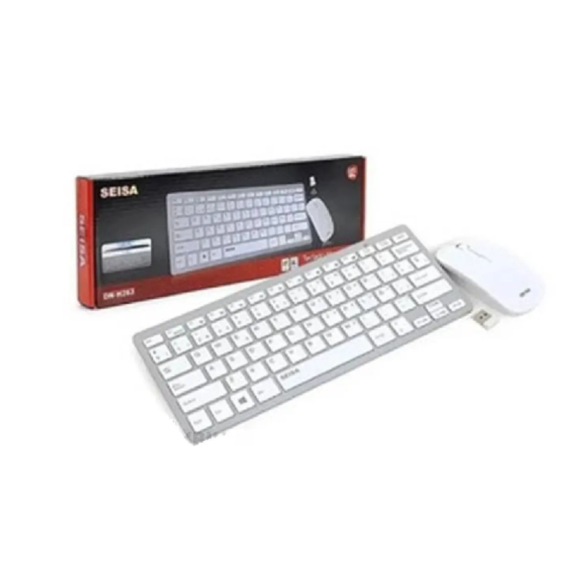 SEISA - Kit Teclado Y Mouse Inalámbrico USB Seisa DN-H263