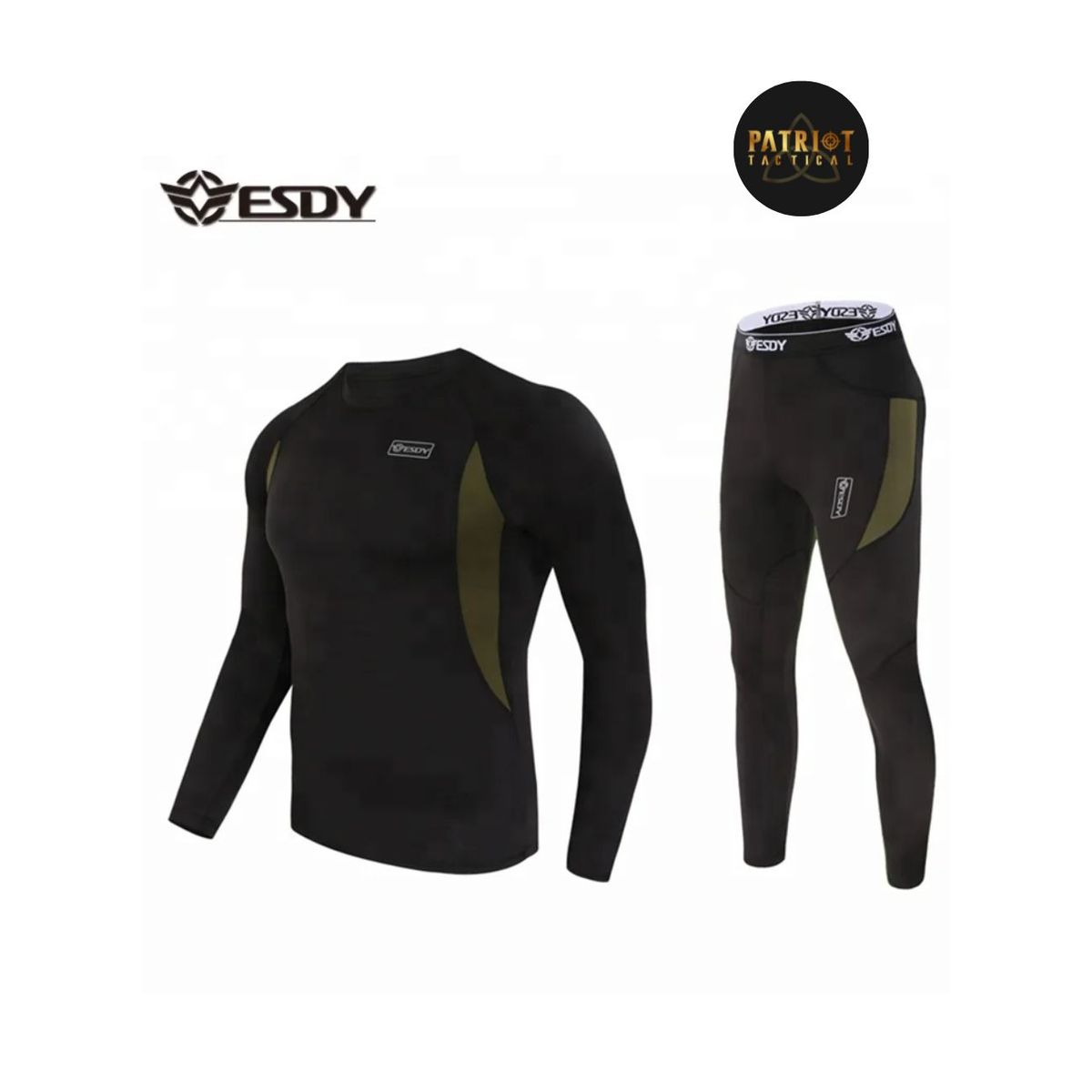 GENERICO - Calentador  Conjunto Térmico Hombre Negro