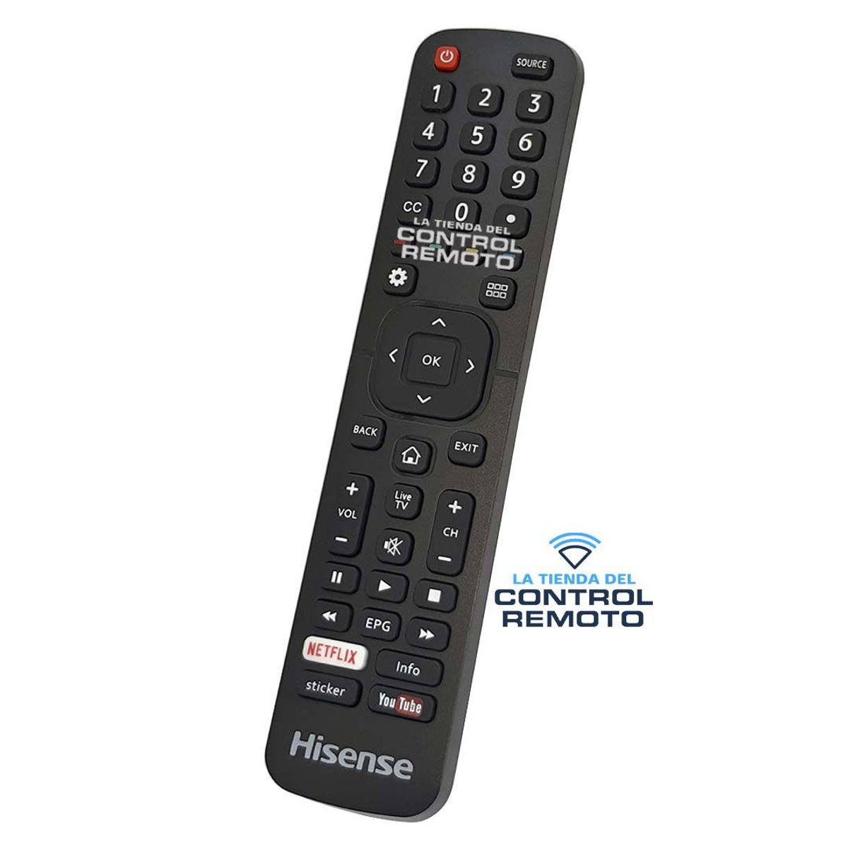 GENERICO - Control Remoto Hisense Para Tv Smart EN2A27 EN2A27HT