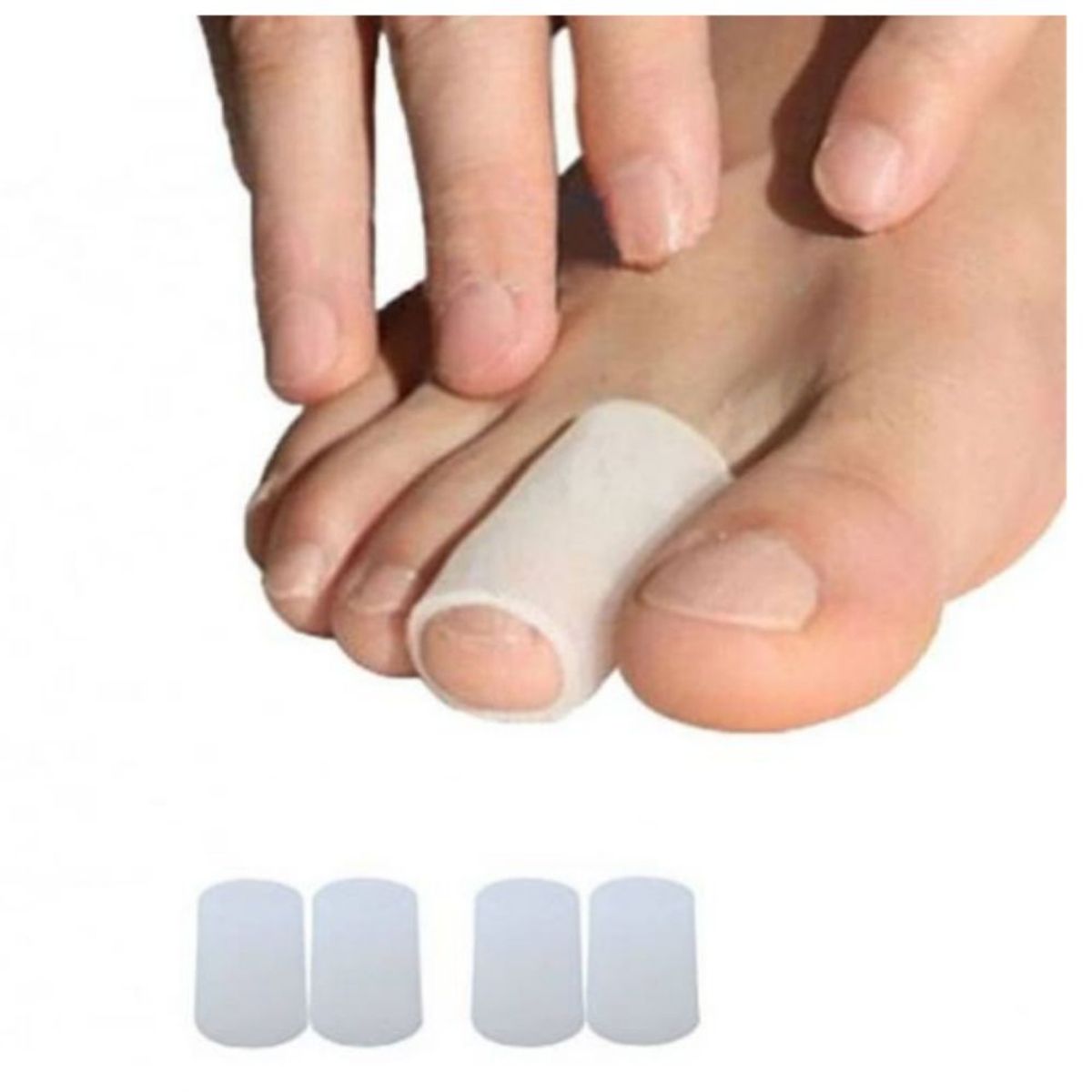 GENERICO - Pack 5 Separadores Corrector Dedo Protector Ampolla Dedal