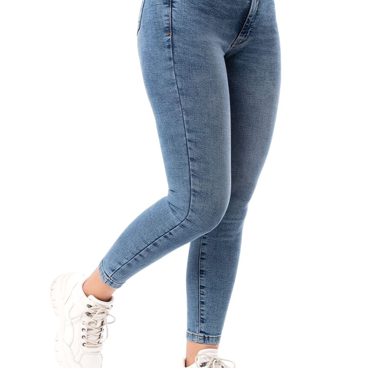 SQUEEZE - Pantalon Clasico Denim Stretch Ingrid Mujer