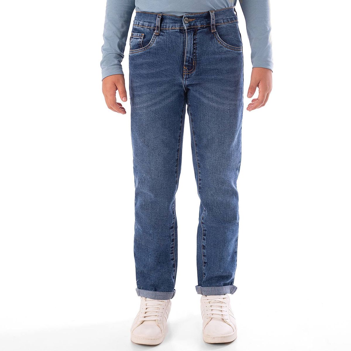 PIONIER - Pantalon Clasico Denim Stretch Rhibas Niño