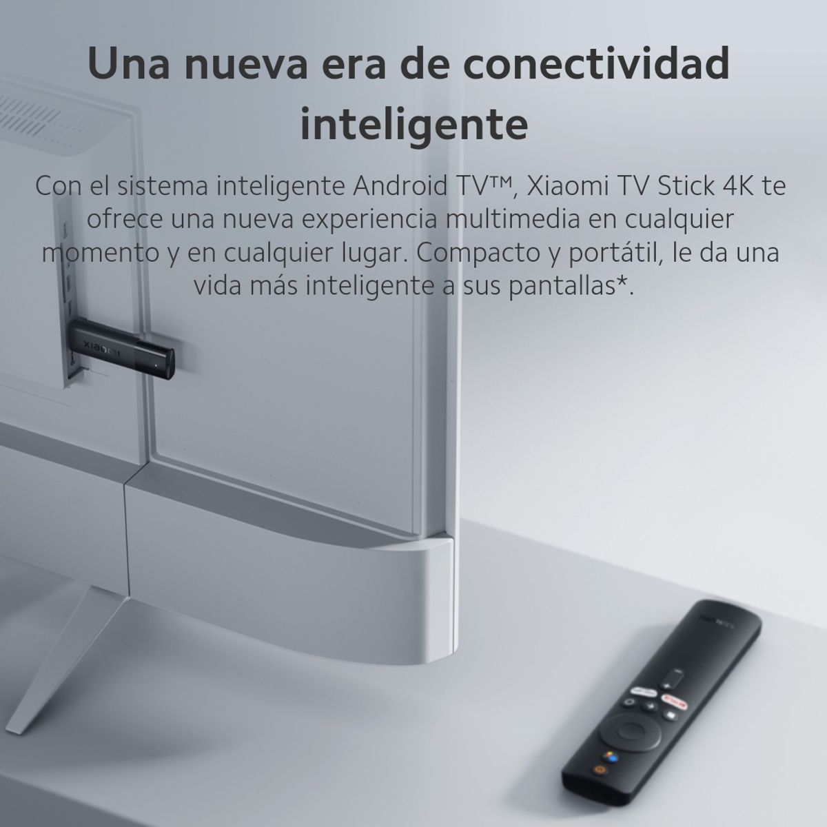 XIAOMI - TV Stick Xiaomi 4K Ultra 2GB-8GB Chromecast Disney movistar Win
