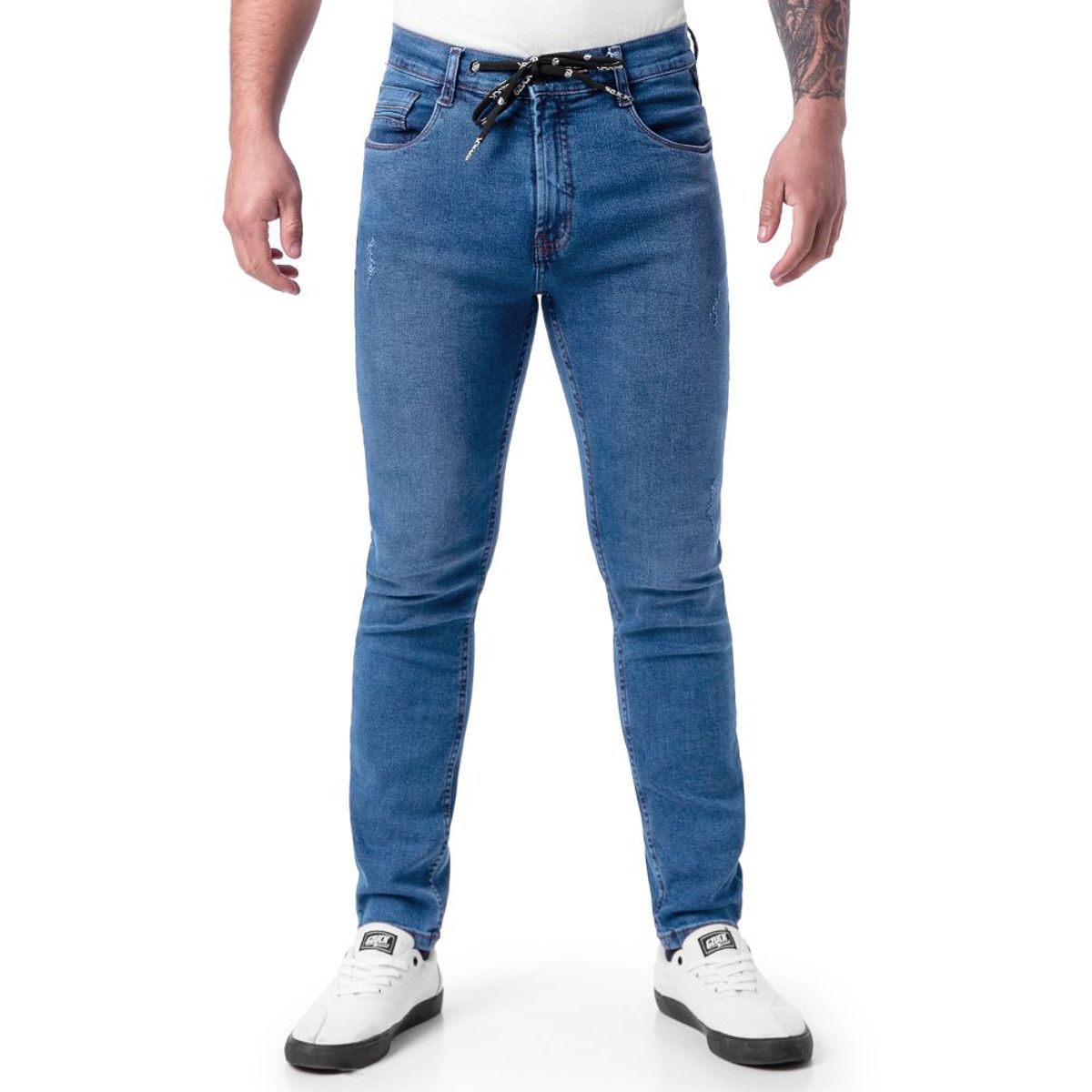 Gzuck - Pantalon Clasico Denim Stretch Umkey Hombre