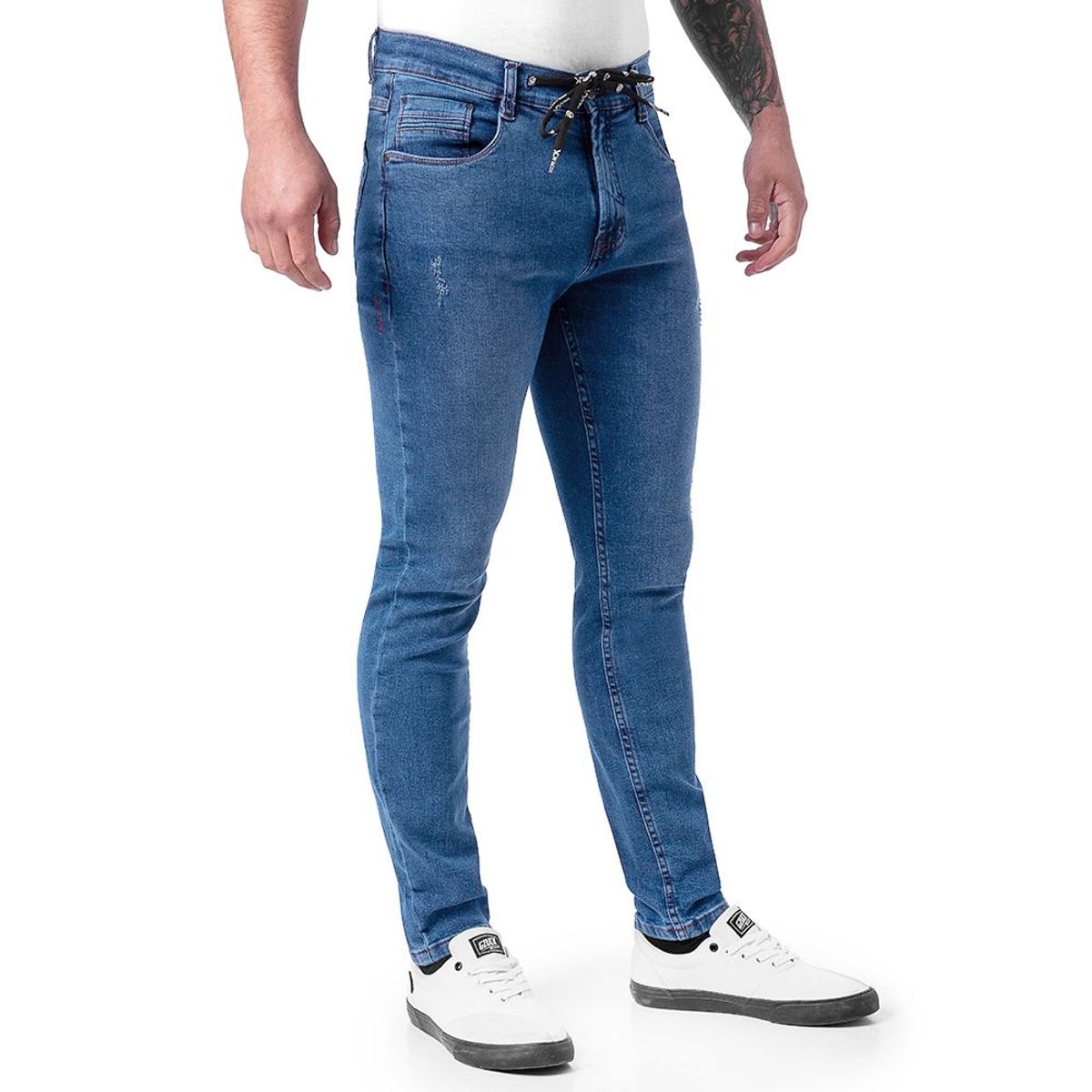 Gzuck - Pantalon Clasico Denim Stretch Umkey Hombre