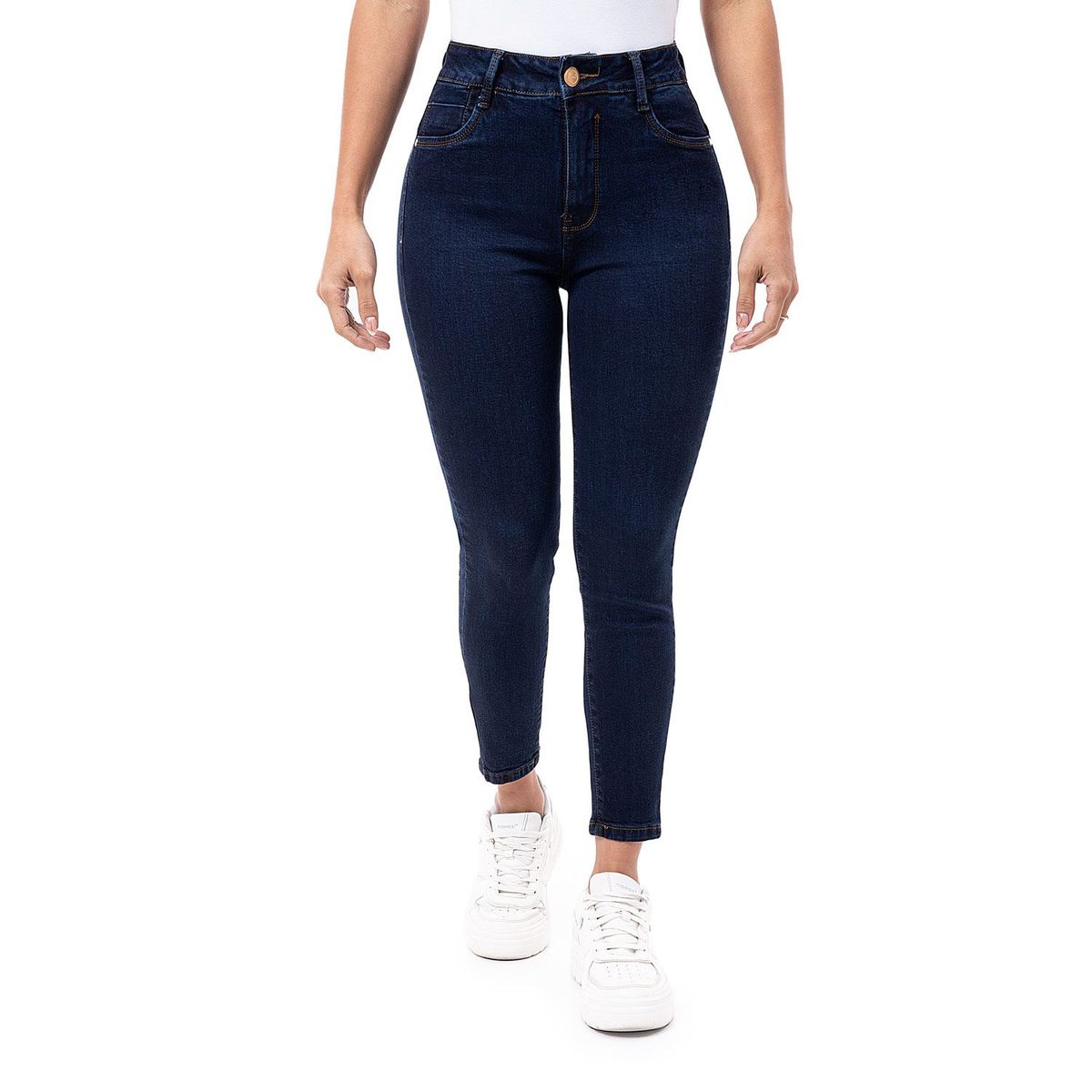 PIONIER - Pantalon Clasico Denim Stretch Mujer Ximenah