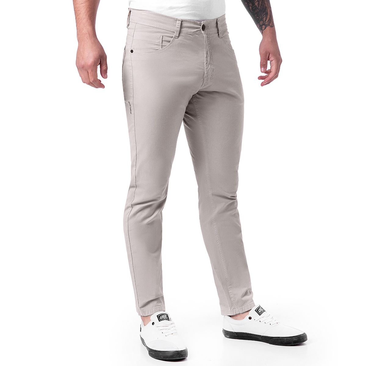 GZUCK - Pantalon Clasico Drill Stretch Rhilox Drill Hombre