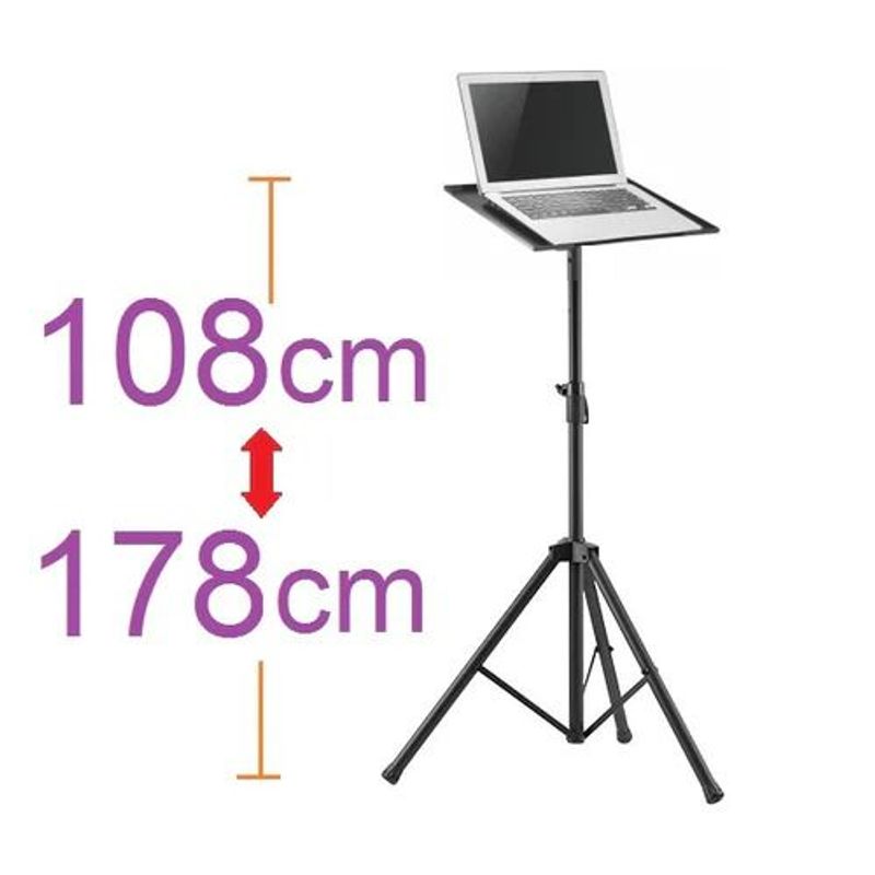 GENERICO - MONTECH - Pedestal Trípode para Laptop & Proyector  Altura regulable
