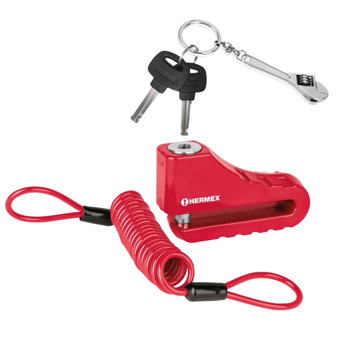 HERMEX - Candado para moto candado para freno de disco Hermex