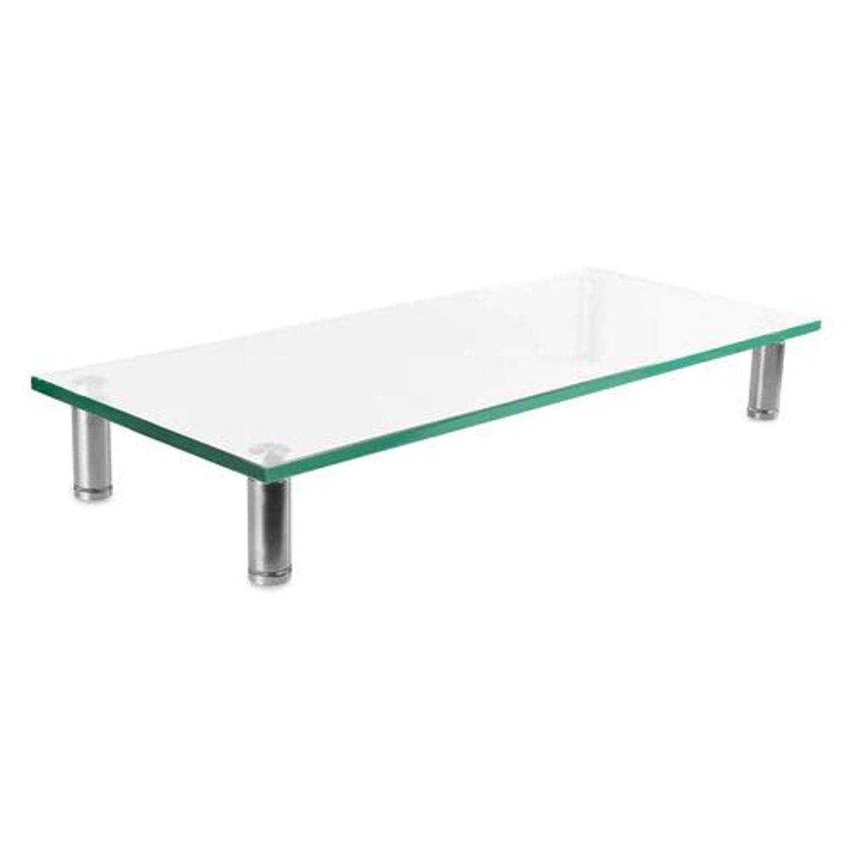 GENERICO - Mesa de Vidrio Altura Regulable para Monitor All In One Carga 30kg