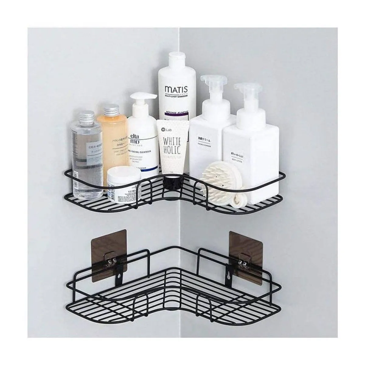 GENERICO - Esquinero Organizador Colgante para Ducha Baño y Cocina