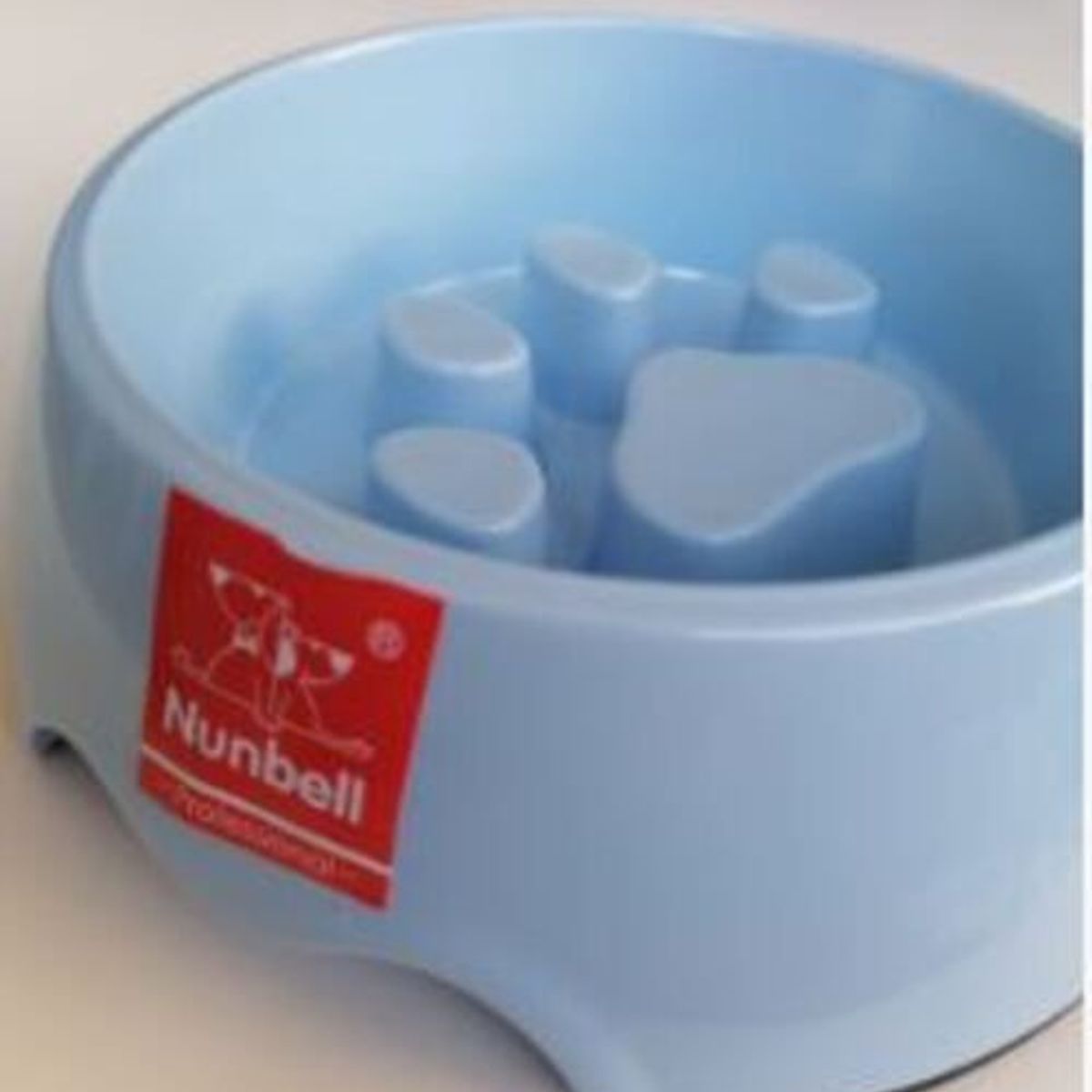 GENERICO - Plato Anti ansiedad de Melamine Para Perro o Gato - Celeste