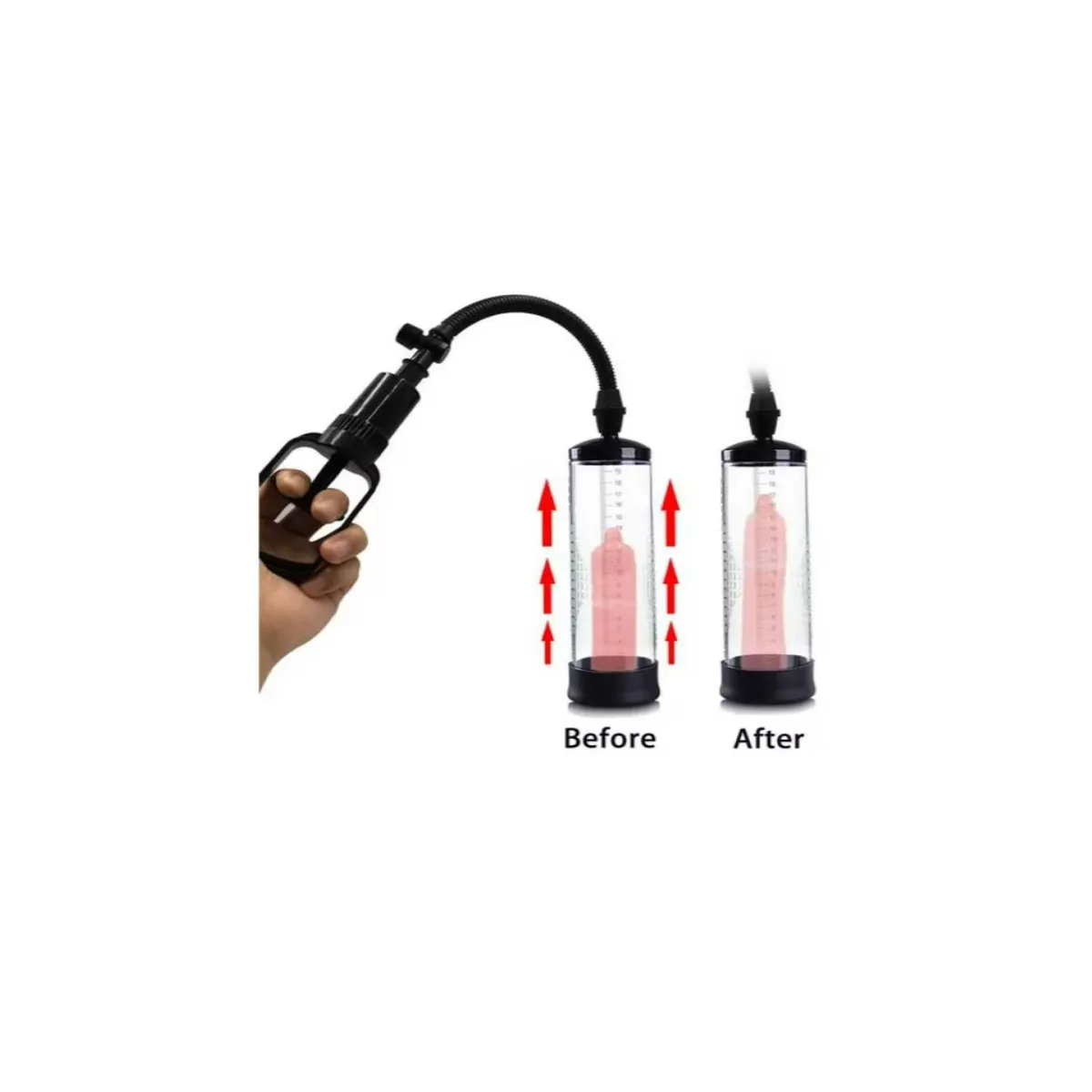 GENERICO - BOMBA AL VACÍO PARA AGRANDAR ALARGAMIENTO DE PENE EXTENSOR