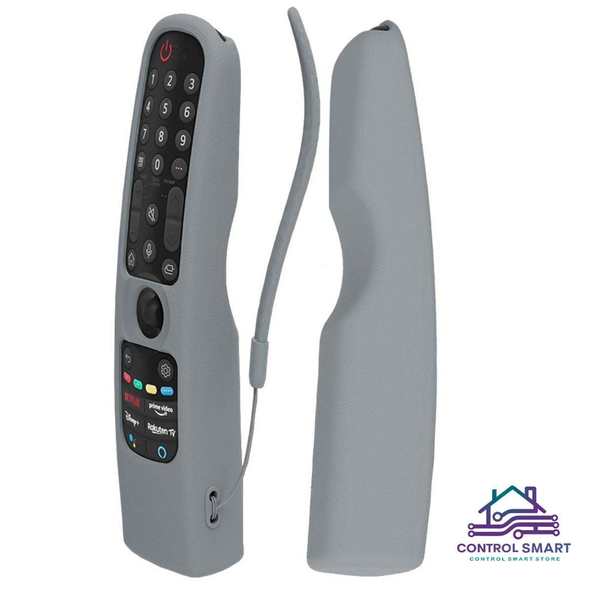 CASE - Funda Para Control LG Magic Mr21 Mr22 Mr23 Mr24 Plomo