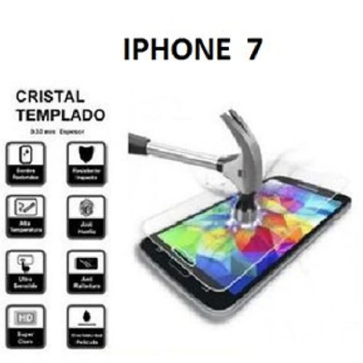 GENERICO - Mica - protector de vidrio templado para Iphone 6  Iphone7