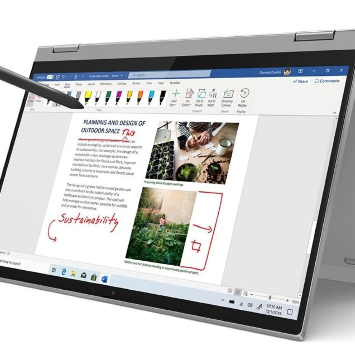 LENOVO - Laptop 2 en 1 Lenovo Flex 5 8va G 16” WUXGA Touch Ryzen 7 7730U 16GB 1TB SSD Lapiz Windows 11