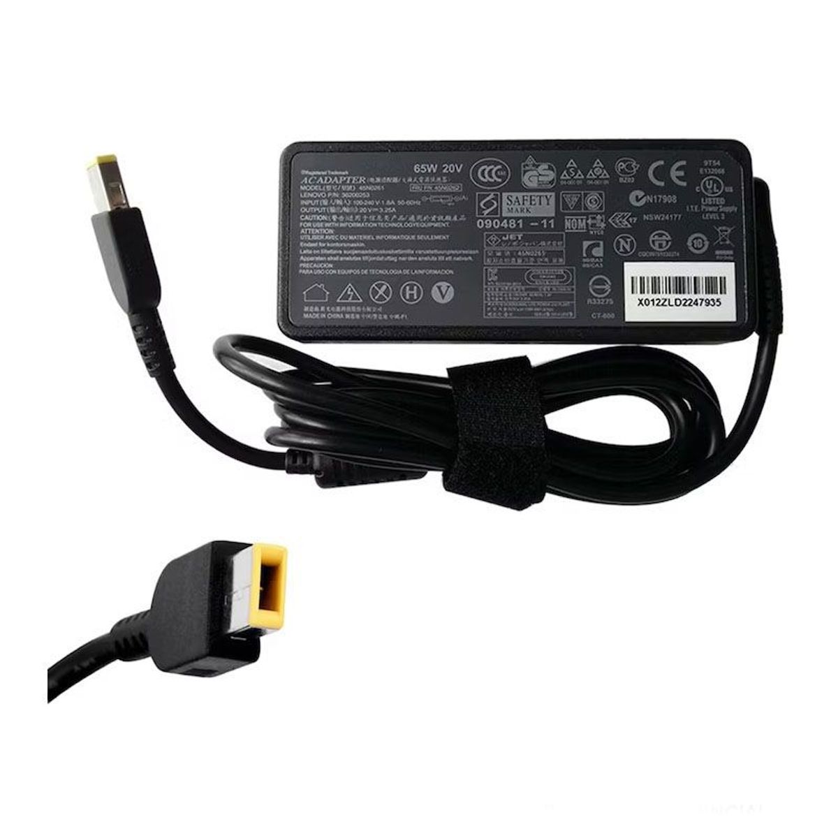 LENOVO - CARGADOR LAPTOP LENOVO 20V 325A PUNTA USB
