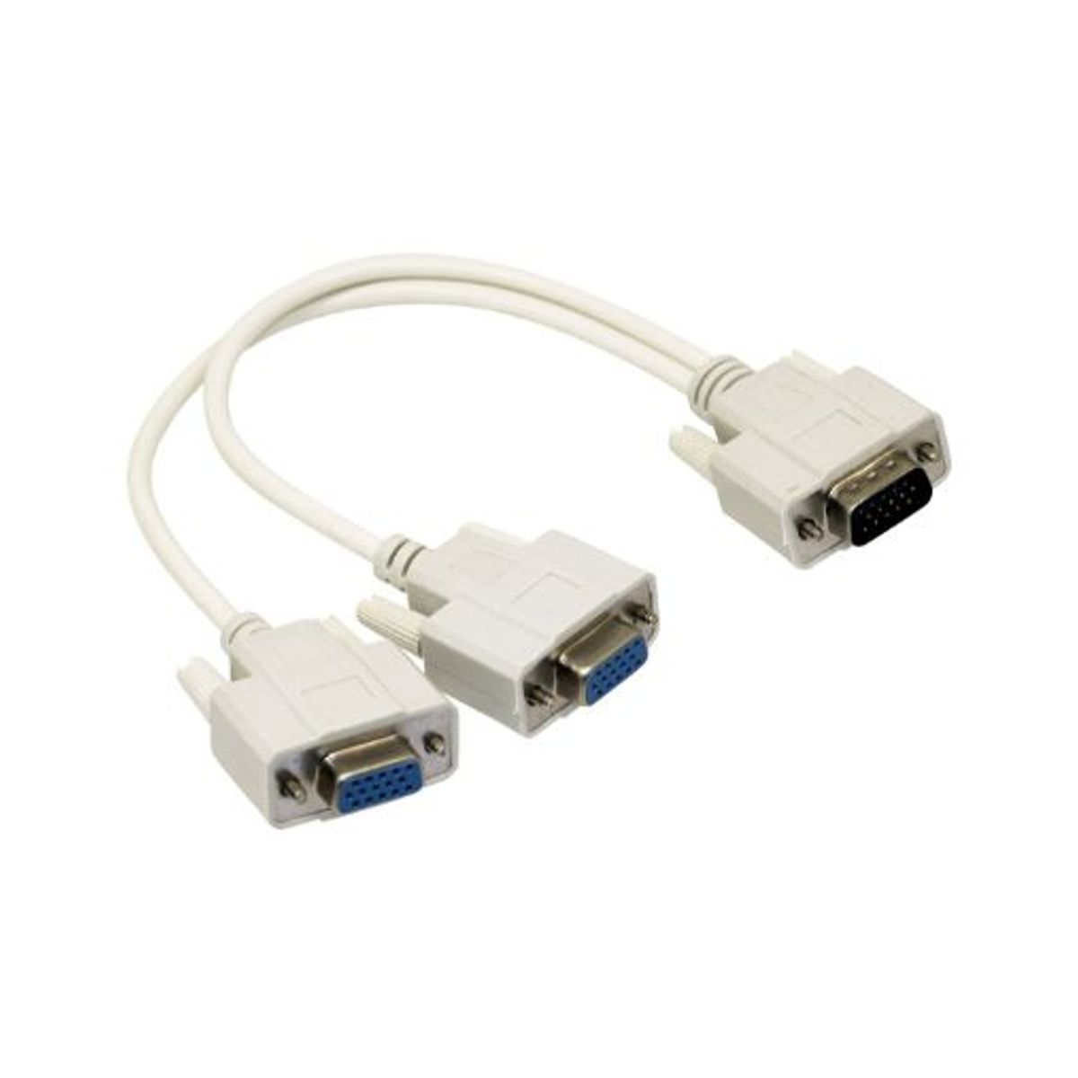 GENERICO - Cable VGA macho a 2 VGA hembra GP-VGA1/2