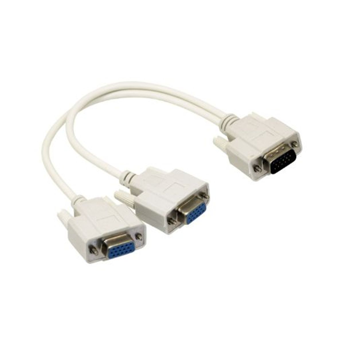 GENERICO - Cable VGA macho a 2 VGA hembra GP-VGA1/2