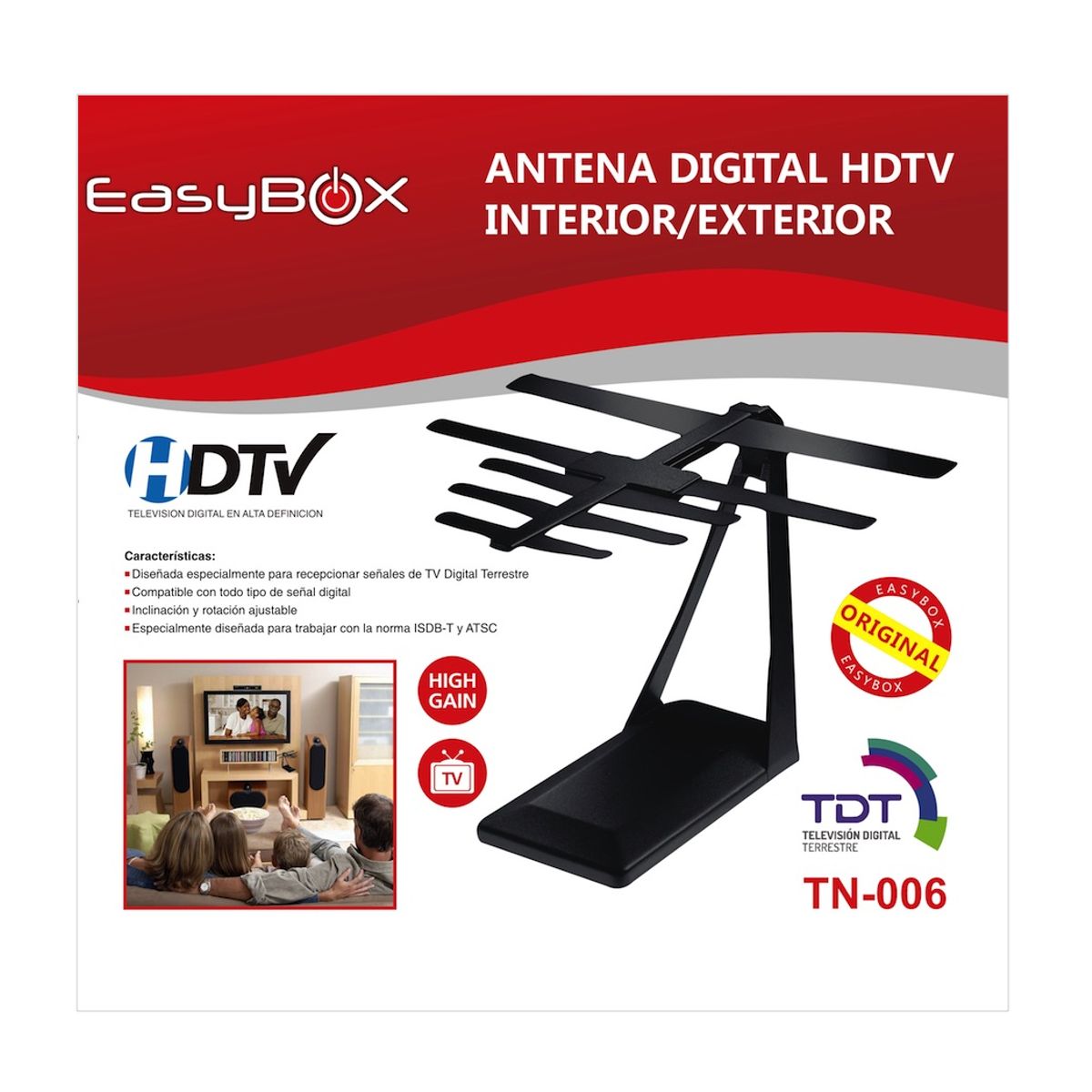 B BOX - KIT TDT EASYBOX SINTONIZADOR Y ANTENA