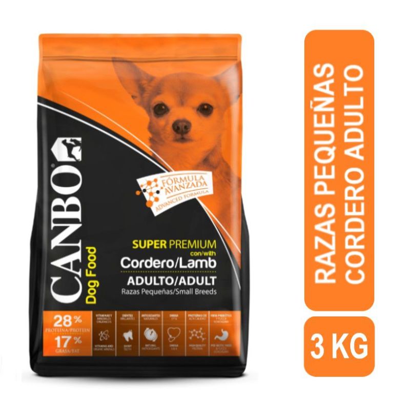 CANBO - Canbo Súper Premium Adulto Razas Pequeñas 3 KG