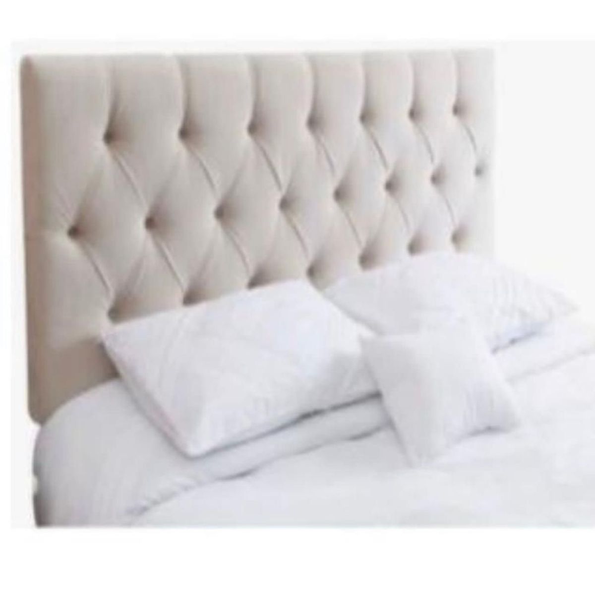 GENERICO - Cabecera Box Weymi Capitoné King - Beige