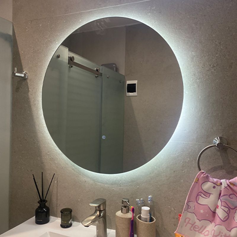 GENERICO - Espejo Led Táctil Circular 100cm Luz Fría