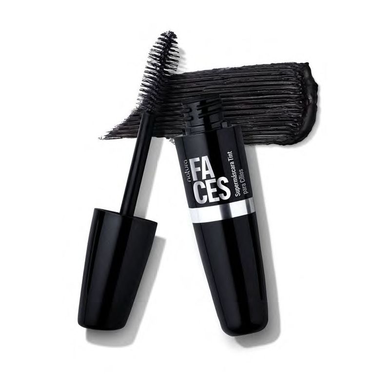 NATURA - Super Máscara Tint para pestañas negro Lavable Faces