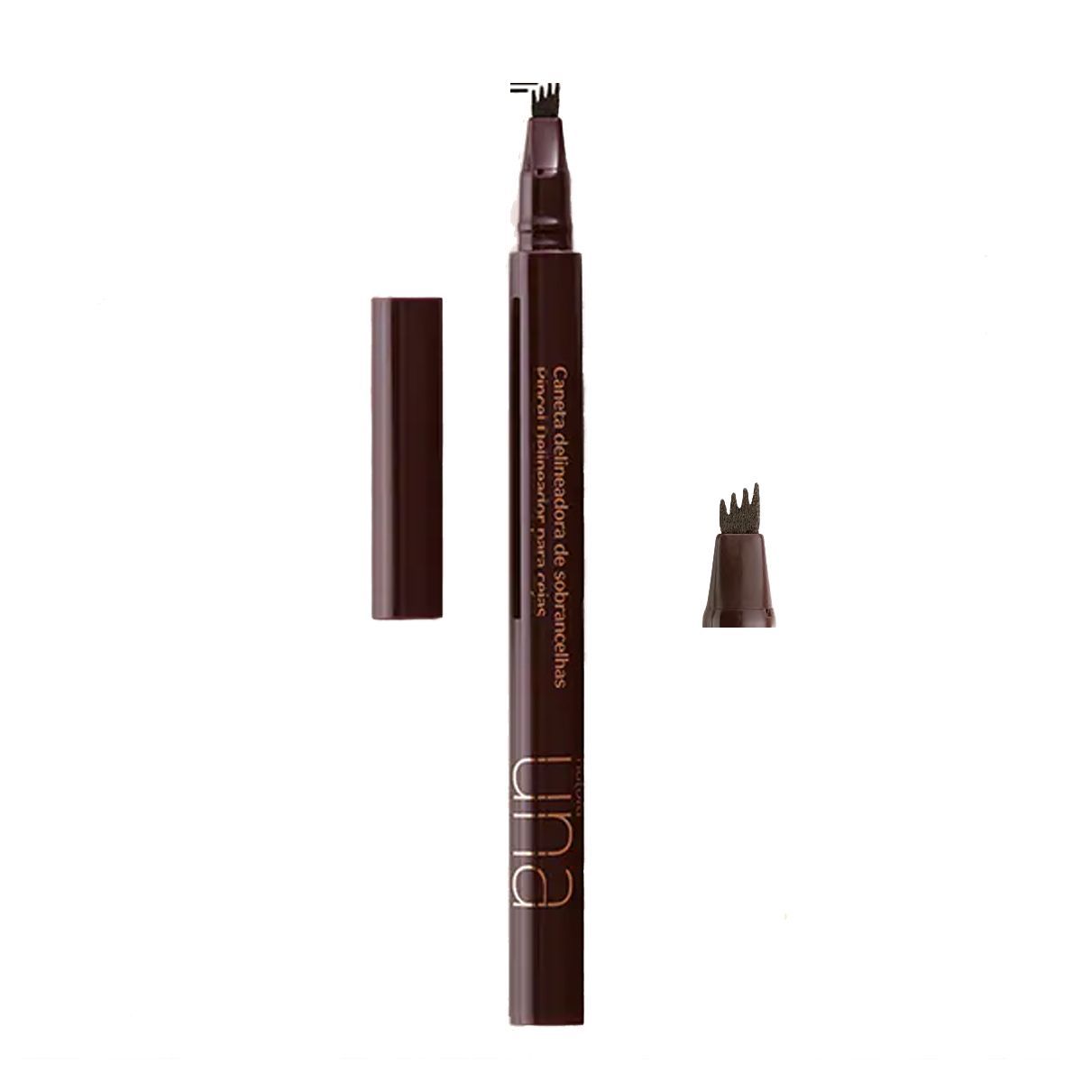 NATURA - Delineador Fibra  para Cejas Castaño