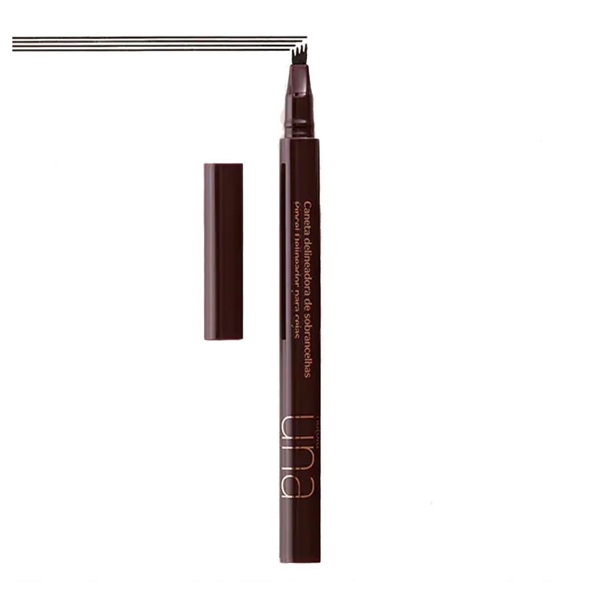 NATURA - Delineador Fibra para Cejas Castaño Claro