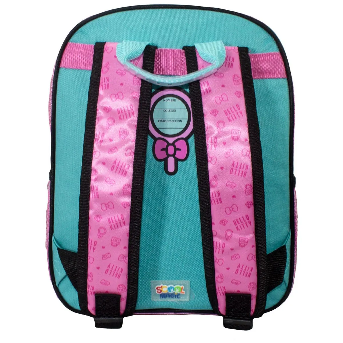 SCOOL - Mochila Kids Magic con Capucha Hello Kitty Turquesa