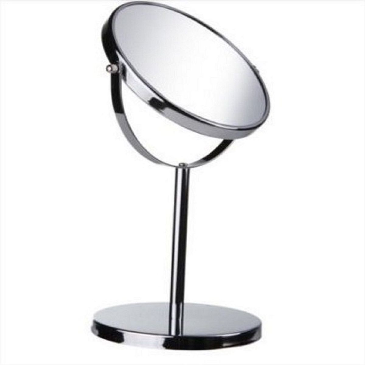GENERICO - ESPEJO GIRATORIO CROMADO DE TOCADOR PARA MAQUILLAJE