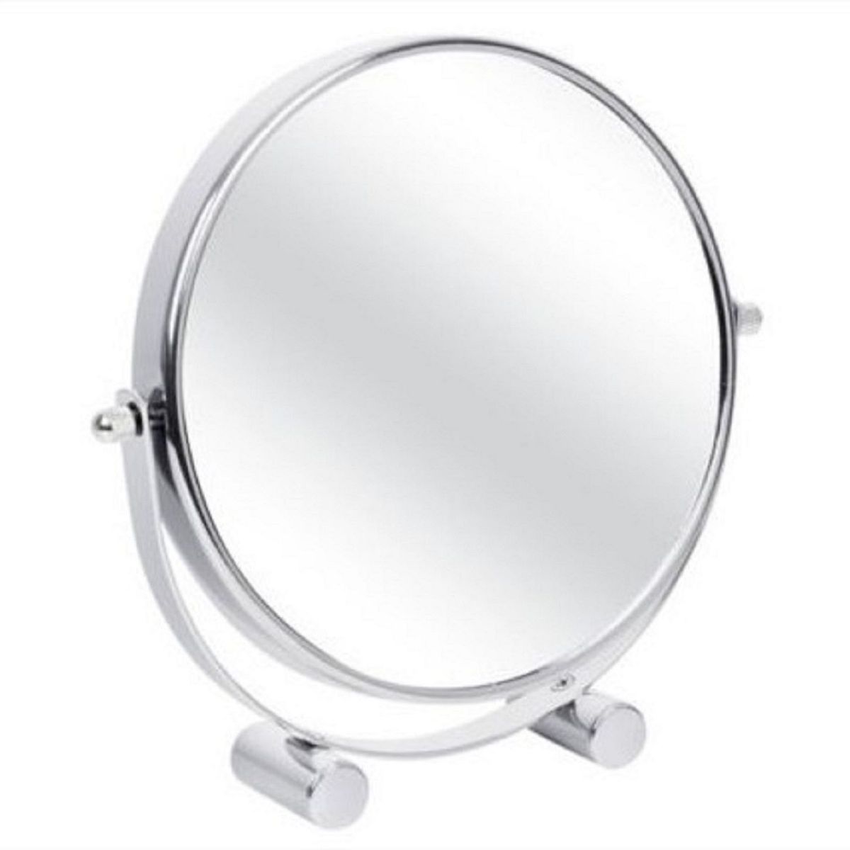 GENERICO - ESPEJO GIRATORIO CROMADO DE TOCADOR PARA MAQUILLAJE