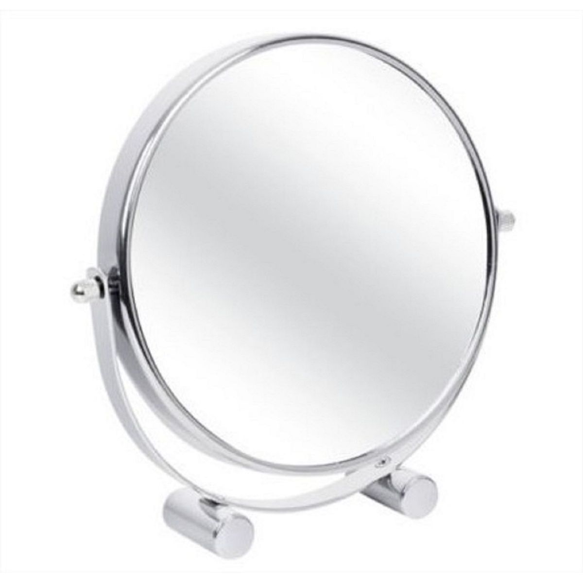 GENERICO - ESPEJO GIRATORIO CROMADO DE TOCADOR PARA MAQUILLAJE