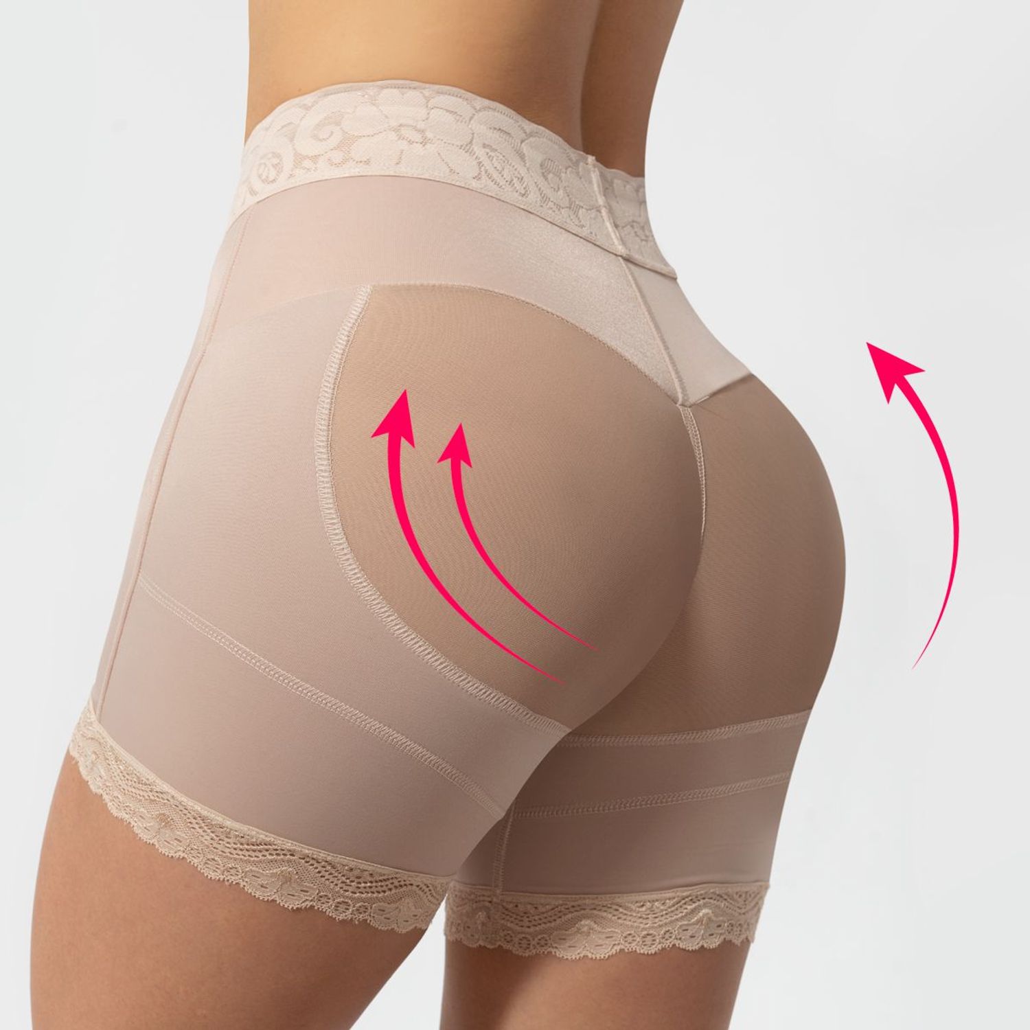 Faja Tipo Boxer Levanta Gluteos Para Mujer Panty Faja Tipo Short