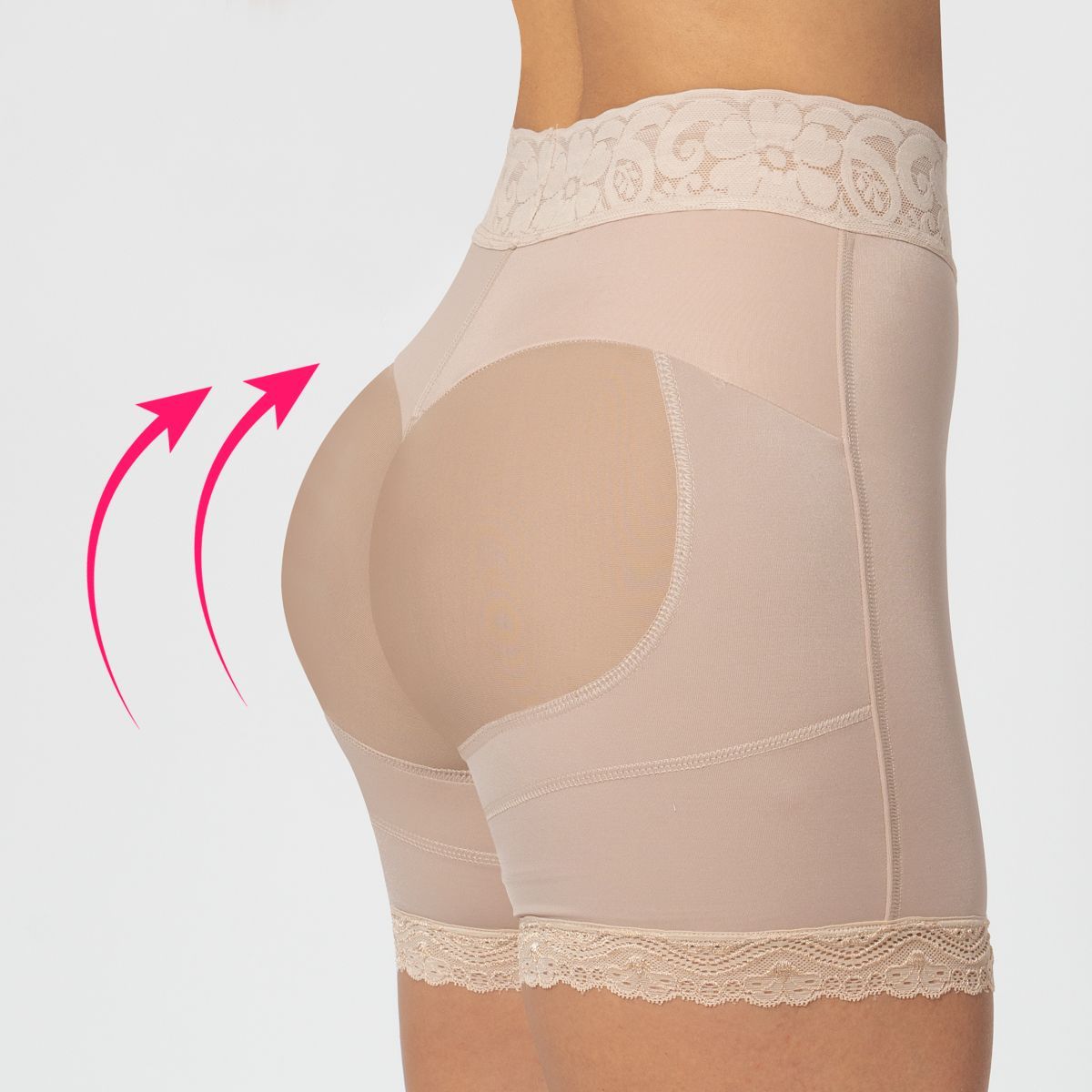 GENERICO - Faja levanta glúteo cola beige