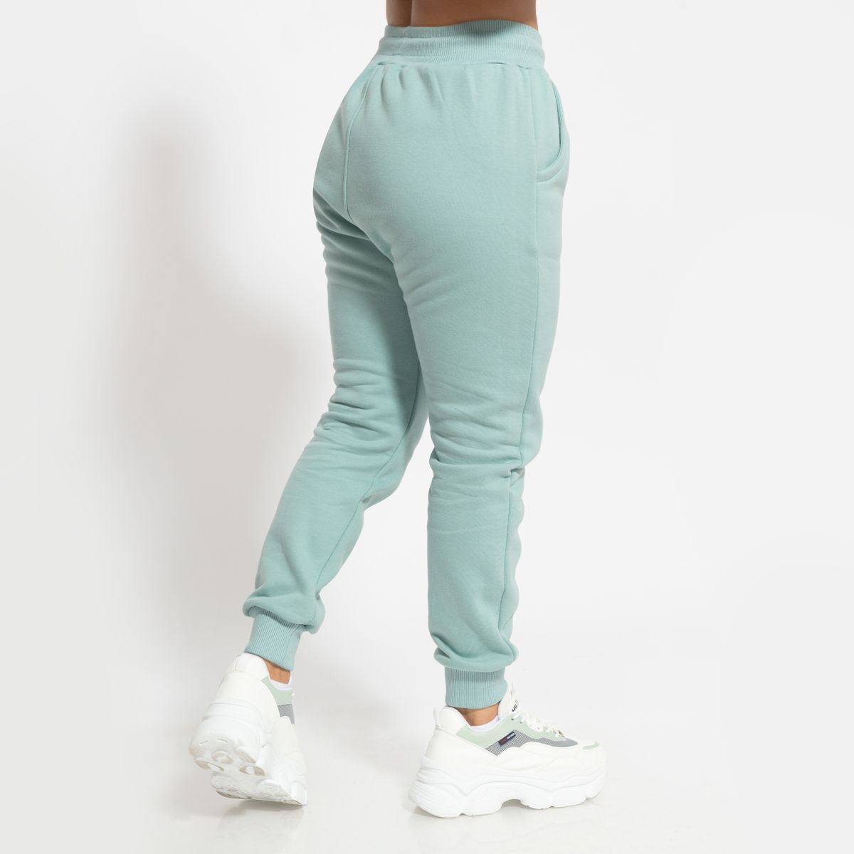 GENERICO - Conjunto mujer buzo afranelado polera y jogger turquesa Arcoi